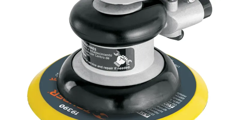 Lijadora orbital neumática industrial 6", TRUPER