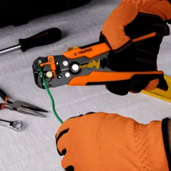 Pinza 8" pela cables automática, 22 a 10 AWG, TRUPER