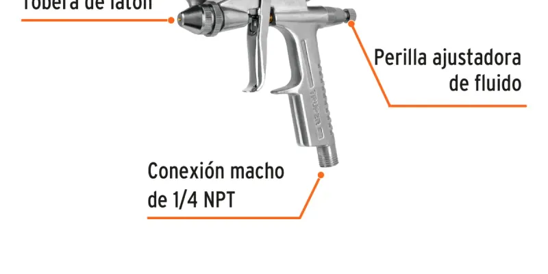 Pistola de pintar pequeña Truper