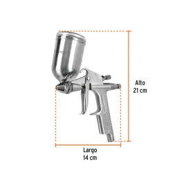 Pistola de pintar pequeña Truper