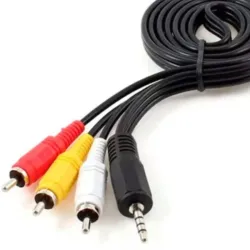 Cable Mini plu a rca 