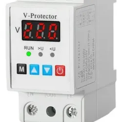 Protector de sobretensión y subtensión, 110v-240 V-300 V, pantalla digital ajustable, dispositivo de protección de corriente y voltaje.
