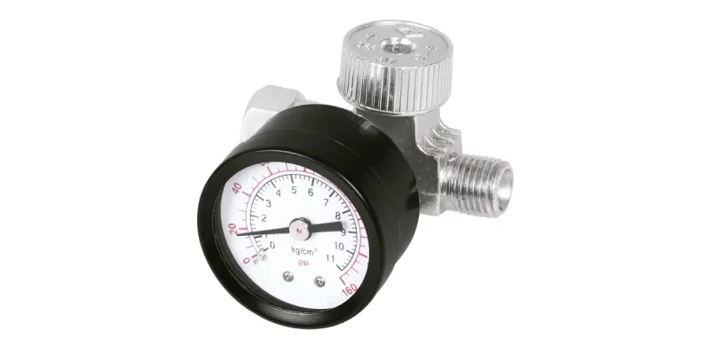 REGULADOR DE AIRE CON MANÓMETRO, CUERDA 1/4" NPT, TRUPER