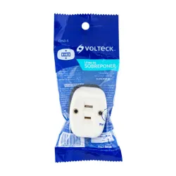 Tomacorrientes sencillo de superficie