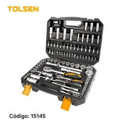 Juego de 94 piezas de llaves de vaso de 1/4" y 1/2" (INDUSTRIAL)