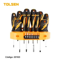 Juego de destornilladores 19 piezas
