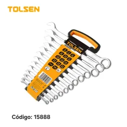 Juego de llaves combinadas de 12 piezas (INDUSTRIAL)