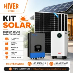 Kit Solar 12 kW + 15 kWh