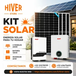 Kit Solar 6 kW + 10 kWh