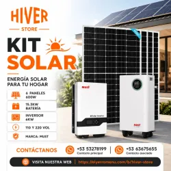 Kit Solar 6 kW + 15 kWh