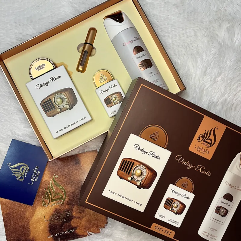 Vintage Radio Gift Set by Lattafa