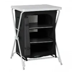 ARMARIO MESA CAMPING ALUMINIO NEGRO 