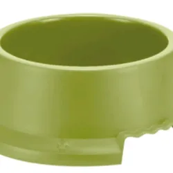 COMEDERO PARA MASCOTAS VERDE REDONDO 