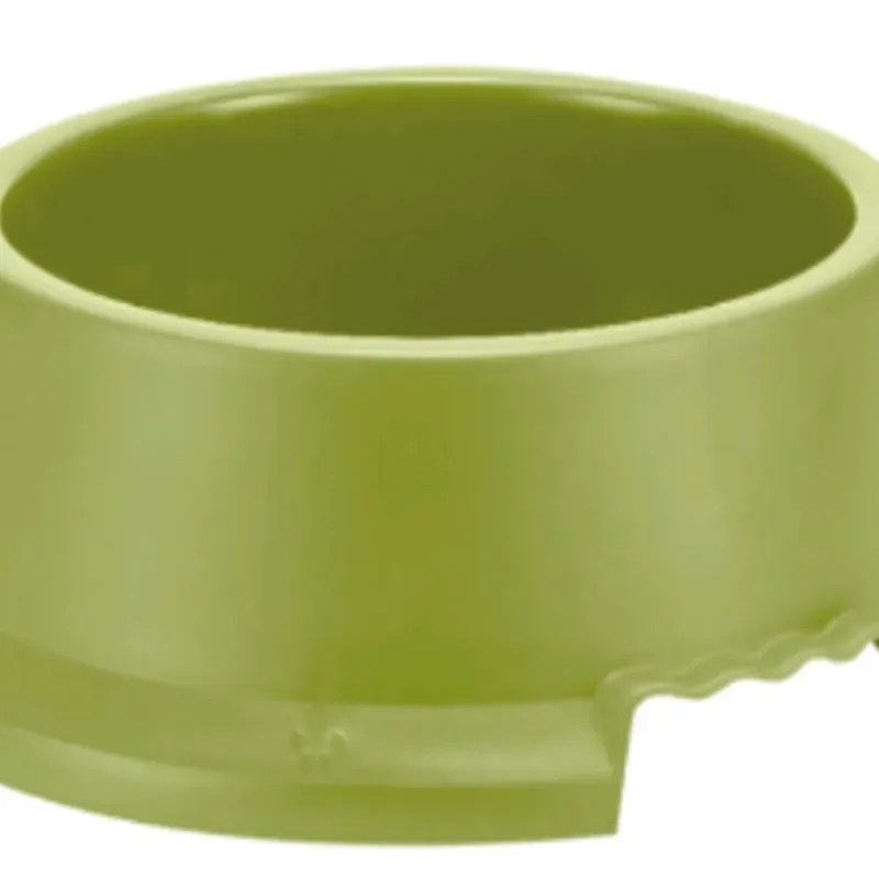 COMEDERO PARA MASCOTAS VERDE REDONDO 