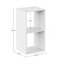 Estantería de 2 Niveles SpaceQub 