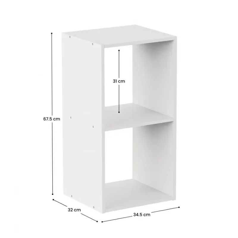 Estantería de 2 Niveles SpaceQub 