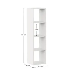 Estantería de 4 Niveles SpaceQub