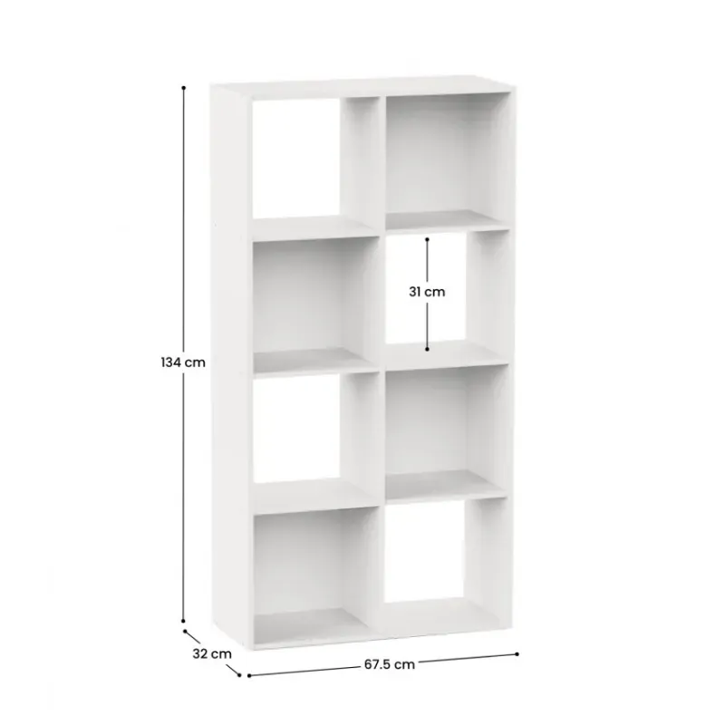 Estantería de 8 Compartimentos SpaceQub 