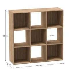 Estantería de 9 Compartimentos SpaceQub 