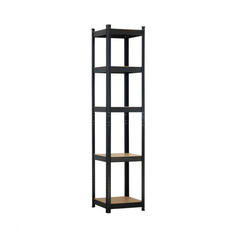 Estantería Modular negra con 5 Baldas Ajustables 