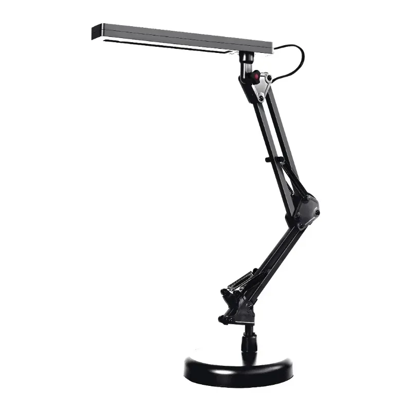 FLEXO ESCRITORIO LED INTEGRADO NEGRO 5W CON BASE Y PINZA 7HOUSE