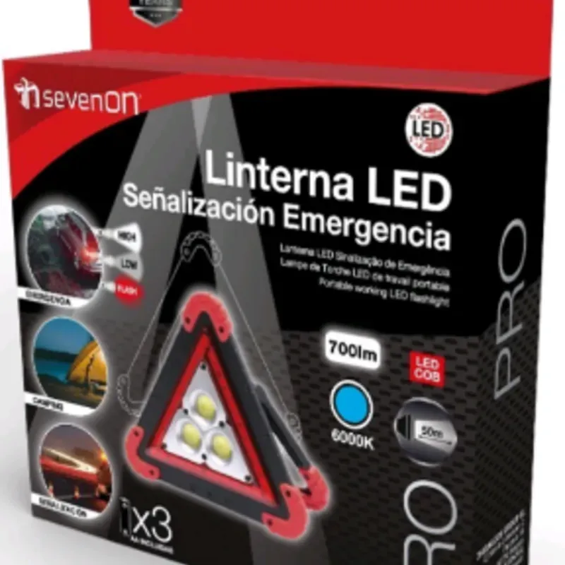 LINTERNA LED SEÑALIZACIÓN EMERGENCIA PORTÁTIL  