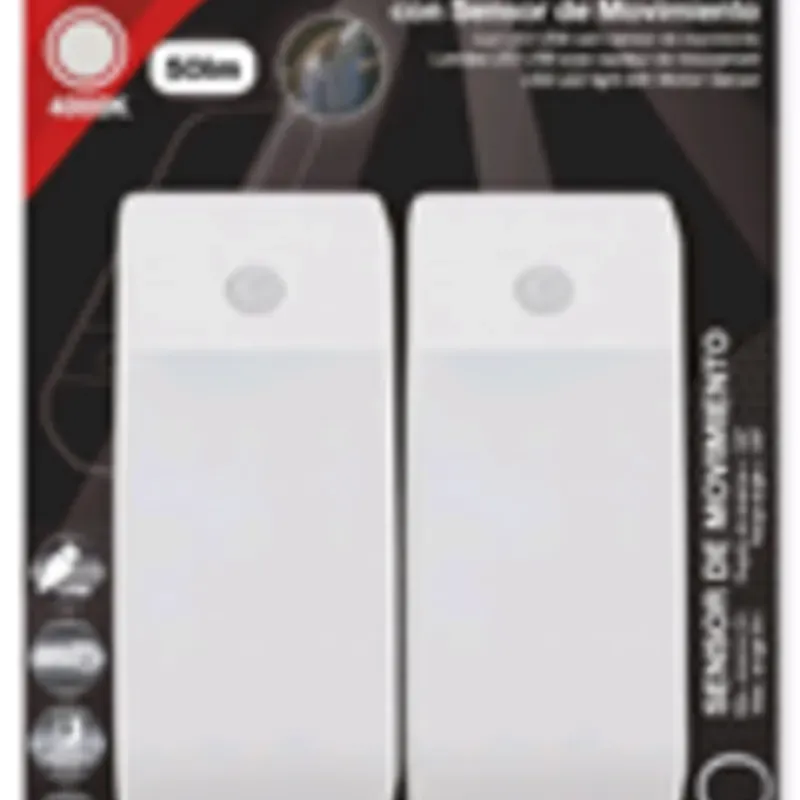 LUZ DE NOCHE LED RECARGABLE (USB) CON SENSOR DE MOVIMIENTO 