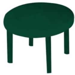 MESA REDONDA VERDE 