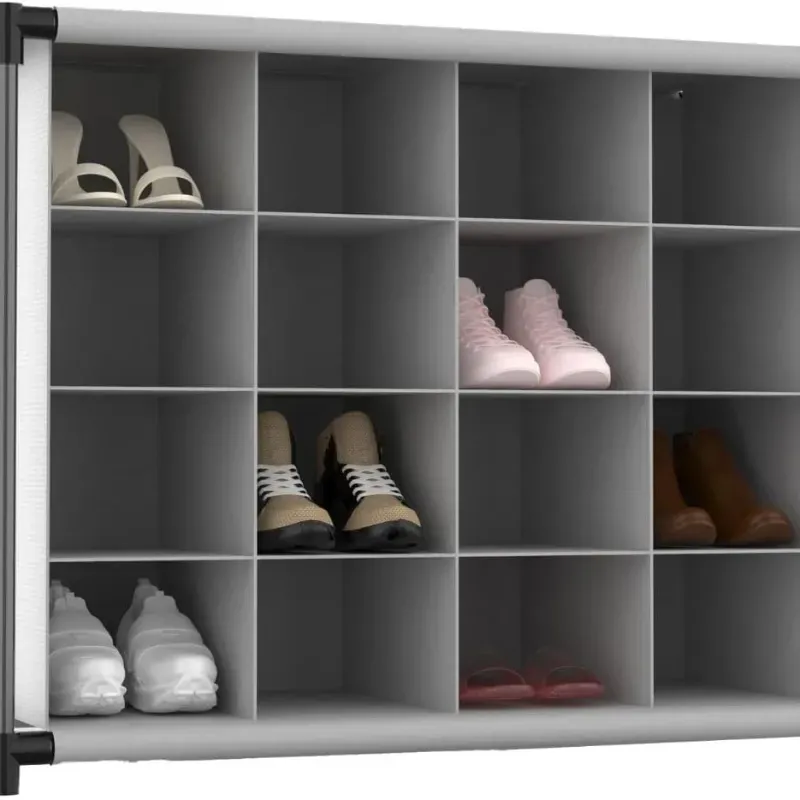 ORGANIZADOR DE ZAPATOS CON CUBIERTA 