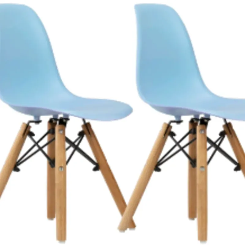 PACK 2 SILLA INFANTIL AZUL 