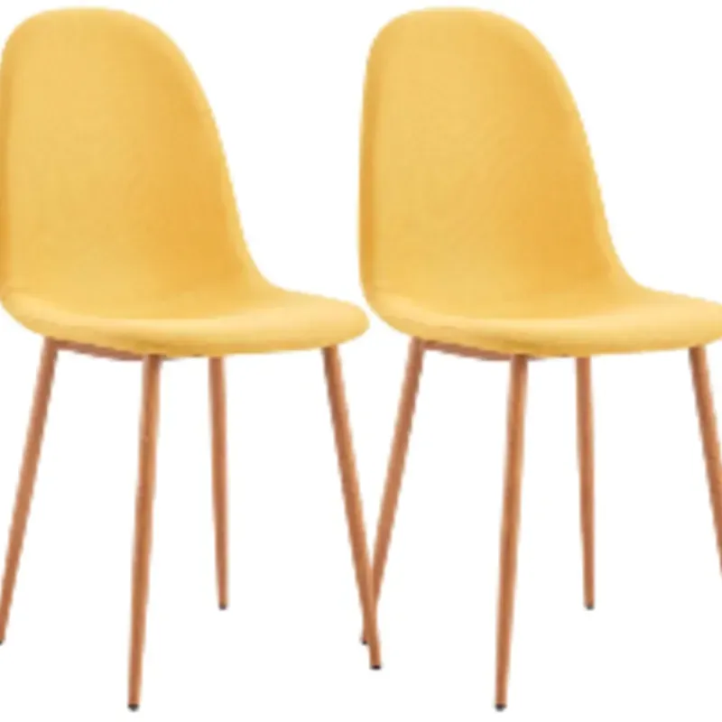 PACK 2 SILLAS COMEDOR LINO AMARILLA 