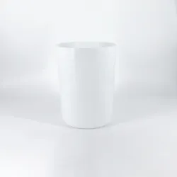 PAPELERA RESINA BLANCA ZEST 
