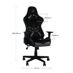 SILLA GAMING NEGRA/GRIS 