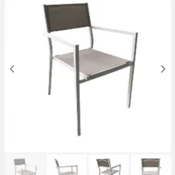 SILLA METALICA Y TEXTILENE CONJUNTO XERACO.