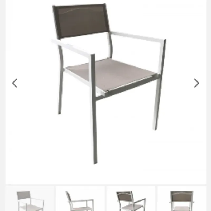 SILLA METALICA Y TEXTILENE CONJUNTO XERACO.