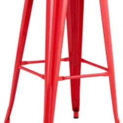 TABURETE METÁLICO STRONG ROJO 
