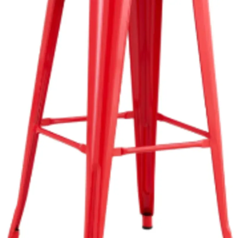 TABURETE METÁLICO STRONG ROJO 