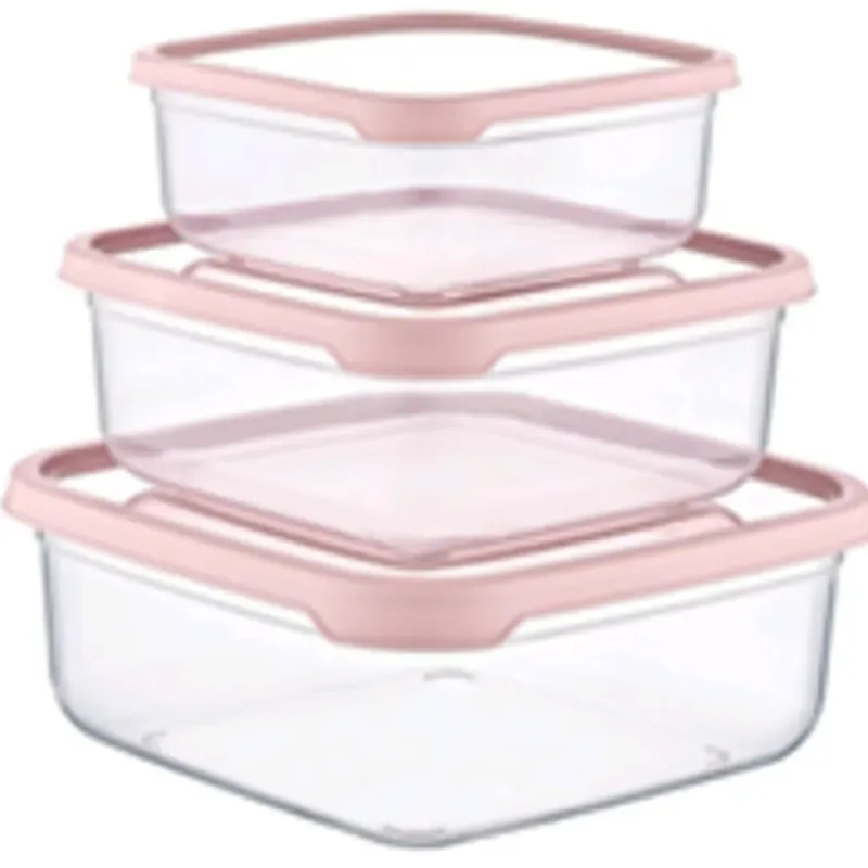 TÁPER CUADRADO ROSA SET DE 3 