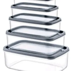 TÁPER RECTANGULAR GRIS SET DE 5 