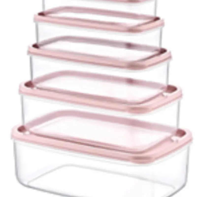 TÁPER RECTANGULAR ROSA SET DE 5 