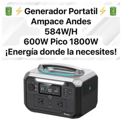 ESTACIÓN DE ENERGÍA AMPACE ANDES 600 PRO
