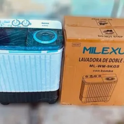 Lavadora Semiautomática Milexus 9 kg (Con Bomba)