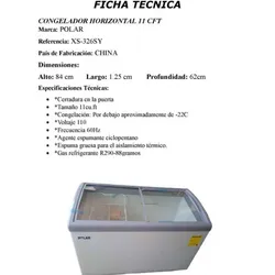 Nevera Exhibidora Polar 11 Pies 