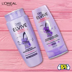 Juego d shampoo 680ml y acondicionador 370ml L'ORÉAL Hidra ( Hialurónico).