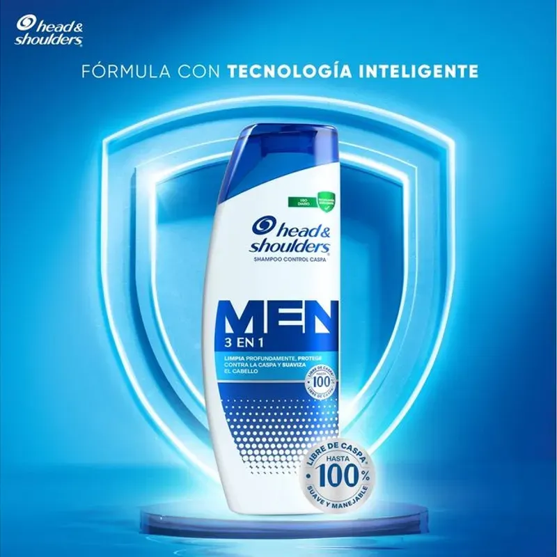 champú Head & Shoulders Men 3 en 1 , 375ml.