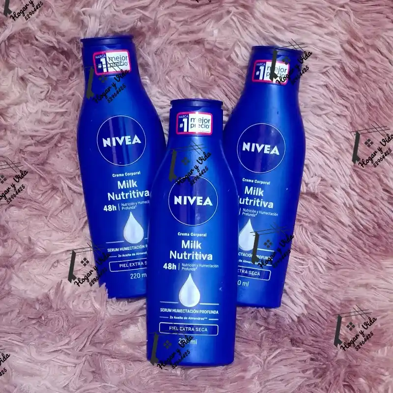 Crema Corporal Nivea 220ml Milk Nutritiva