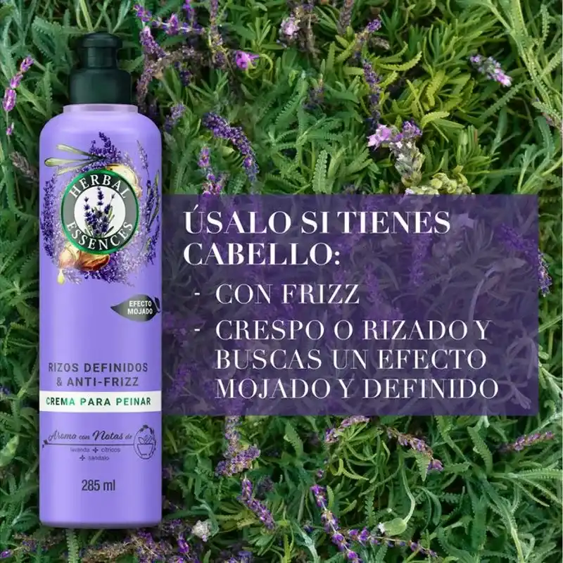 Crema Para Peinar Herbal Essences Rizos Definidos & Anti-Frizz - 285 m