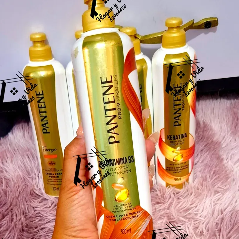 crema para peinar Pantene Pro-V Miracles Biotinamina B3 Anticaída + Nutrición. 300ml 