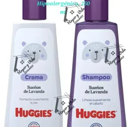 Crema y Shampoo para Bebé con Lavanda y Caléndula, Hipoalergénico, 250 ml