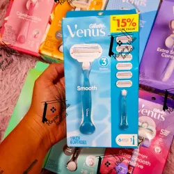Cuchilla de afeitar Gillette Venus Smooth con 6 recambios. 